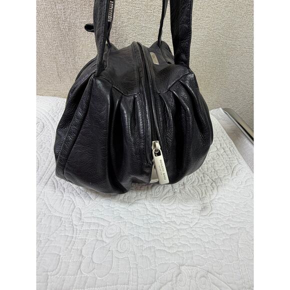 Renato Angi Women’s Black Soft Genuine Leather Shoulder Bag Purse Italy Made - Picture 14 of 14